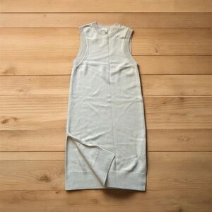 H&M Cream Sleeveless Sweater Dress